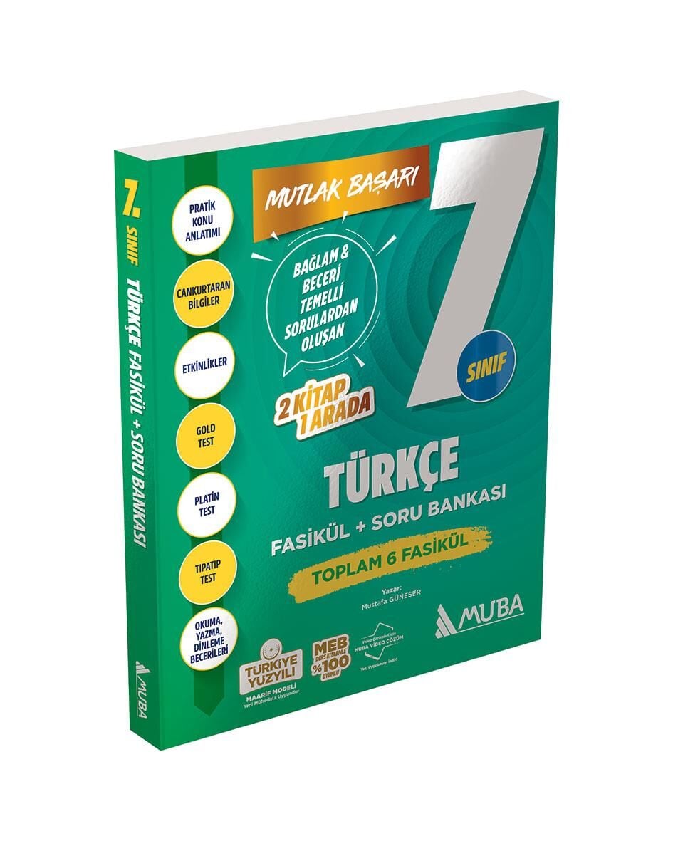 Muba MB 7.Sınıf Türkçe Fasikül + Soru Bankası