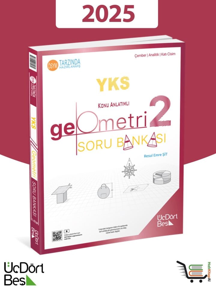 345 TYT-AYT Geometri 2. Kitap Soru Bankası