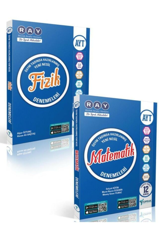 Toprak Ayt Fizik Matematik Deneme Seti (2 Kitap) 2021 Model