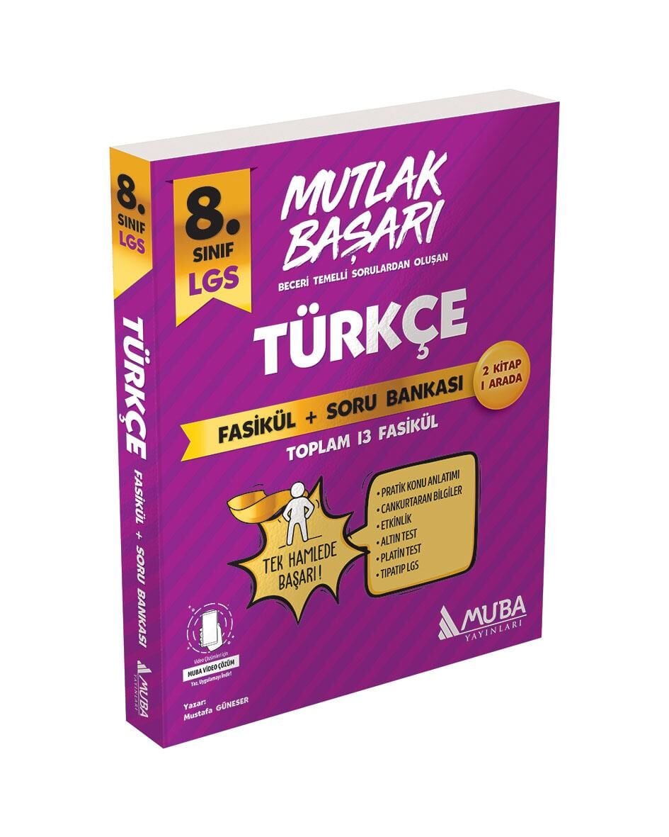 Muba MB 8.Sınıf Türkçe Fasikül + Soru Bankası