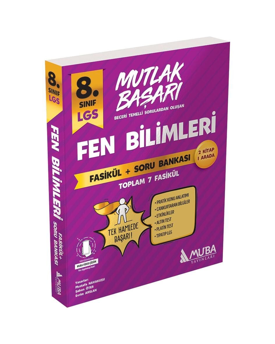 Muba MB 8.Sınıf Fen Bilimleri Fasikül + Soru Bankası