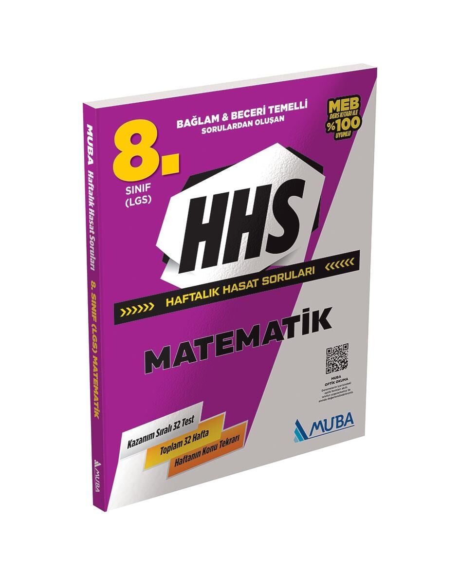 Muba 8.Sınıf Matematik Haftalık Hasat Soruları (HHS)