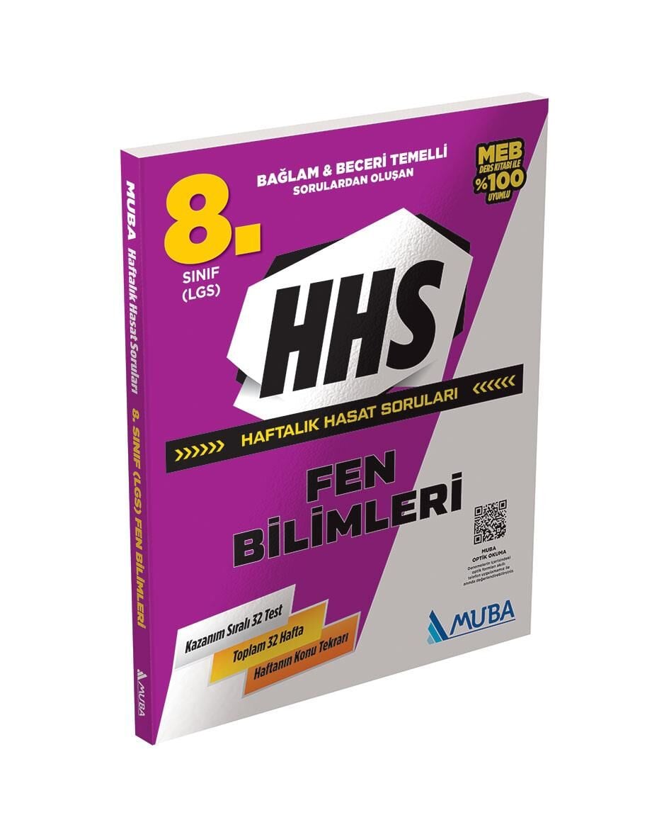Muba 8.Sınıf Fen Bilimleri Haftalık Hasat Soruları (HHS)