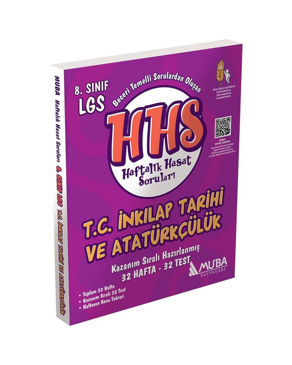 Muba 8.Sınıf İnkılap Tarihi Haftalık Hasat Soruları (HHS)