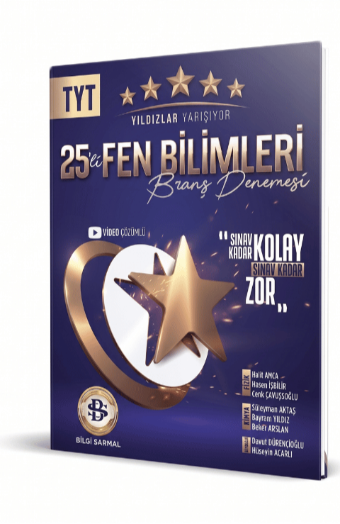 Bilgi Sarmak 25'li fen bilimleri tyt branş deneme