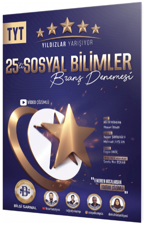 Bilgi Sarmal Yayınları Yıldızlar TYT Sosyal Bilimler Deneme