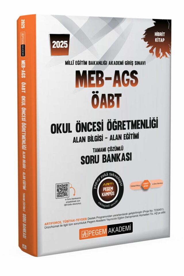 Pegem MEB-AGS-ÖABT Okul Öncesi Öğretmenliği