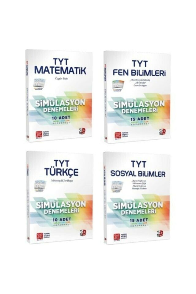 Tyt Branş Deneme Seti 4'lü Kitap