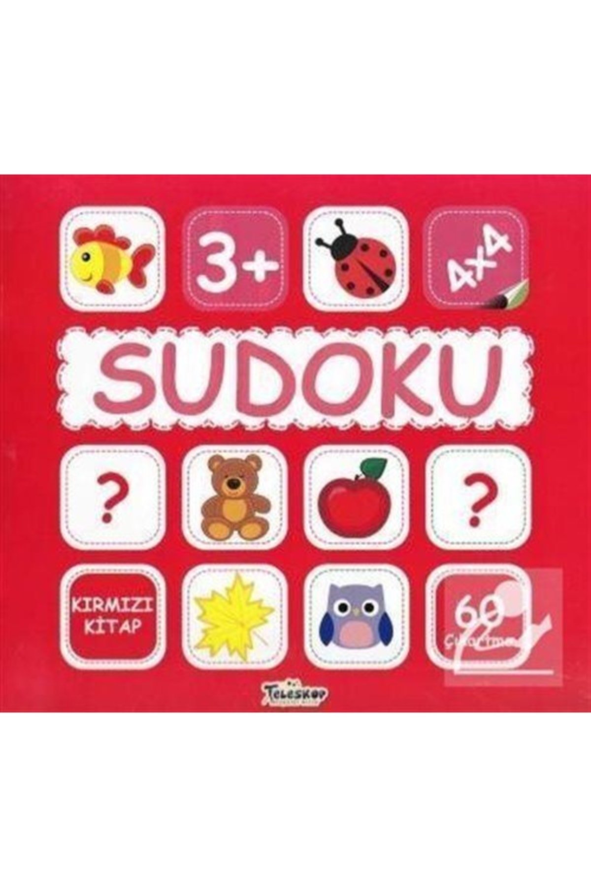 Sudoku 4x4 Kırmızı Kitap