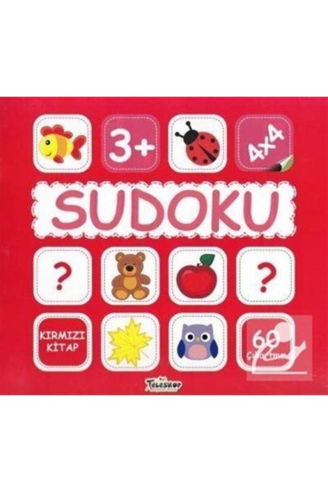 Sudoku 4x4 Kırmızı Kitap