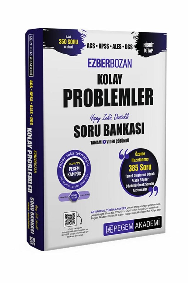 Pegem Kolay Problemler Soru Bankası