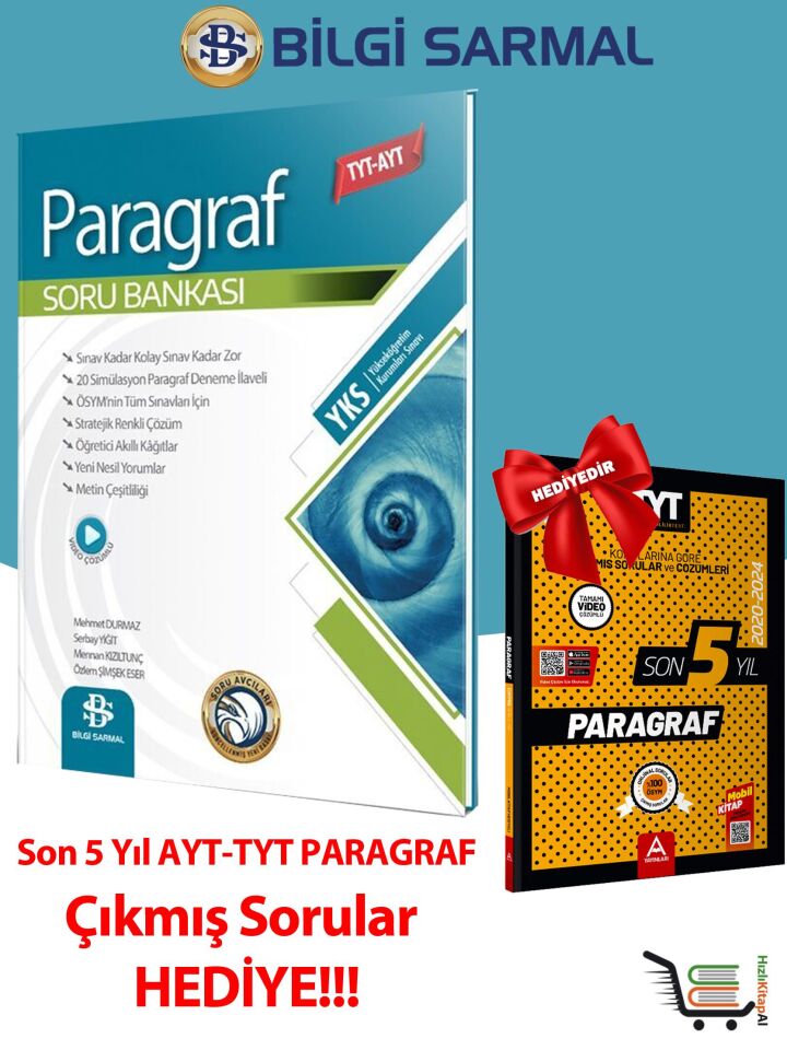 Paragraf Soru Bankası-Paragraf Çıkmış Sorular Hediyeli!