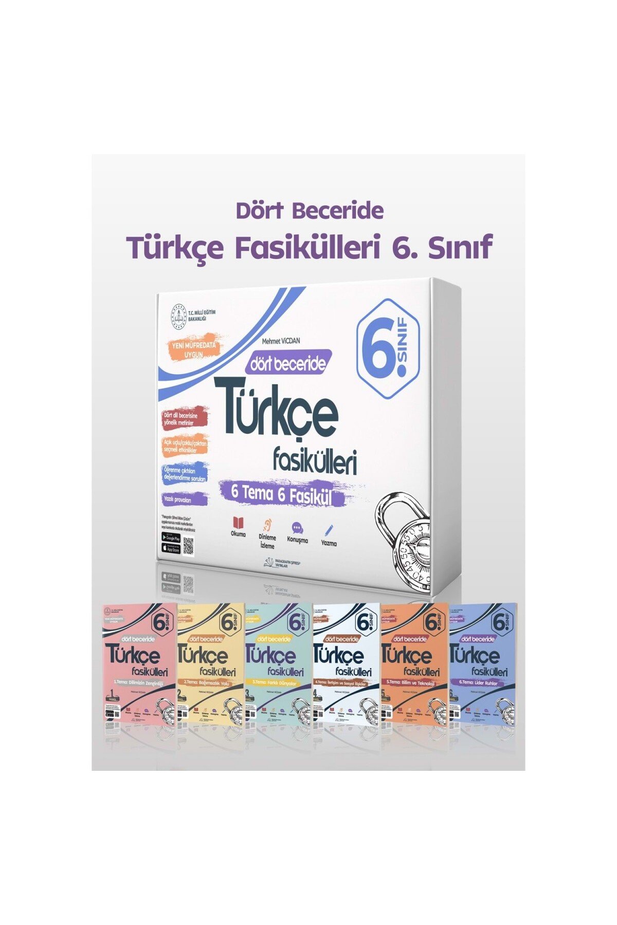Paragrafın Şifresi 6. Sınıf Dört Beceride Türkçe Fasikülleri