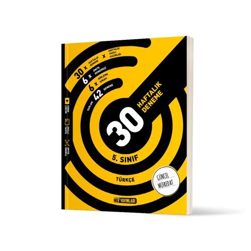 Hız 5. Sınıf Türkçe Haftalık Deneme
