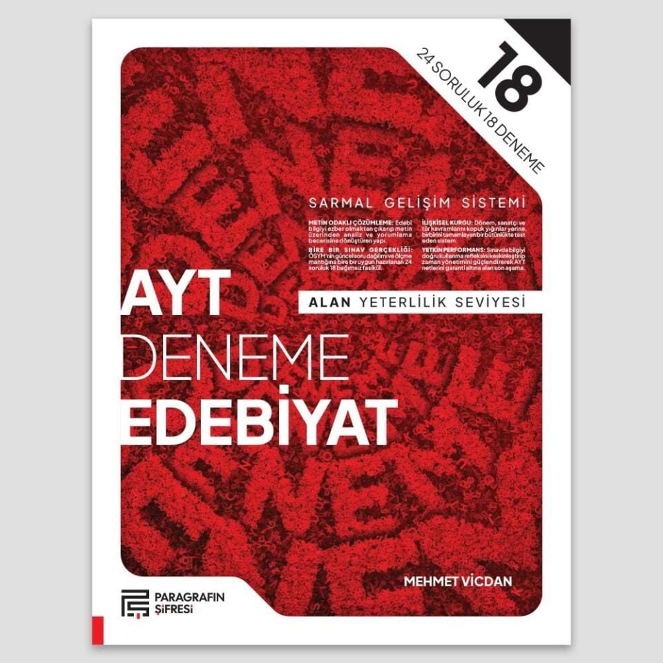 Paragrafın Şifresi Ayt Edebiyat Denemeleri