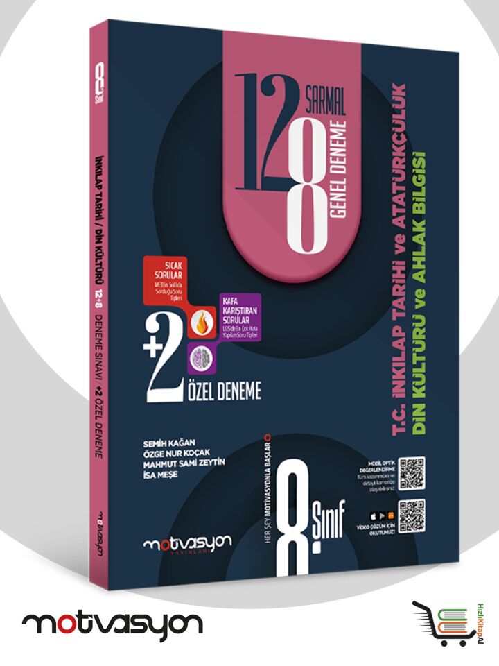 Motivasyon 8. Sınıf TC İnkilap Tarihi ve Atatürkçülük Din Kültürü ve Ahlak Bilgisi Denemesi