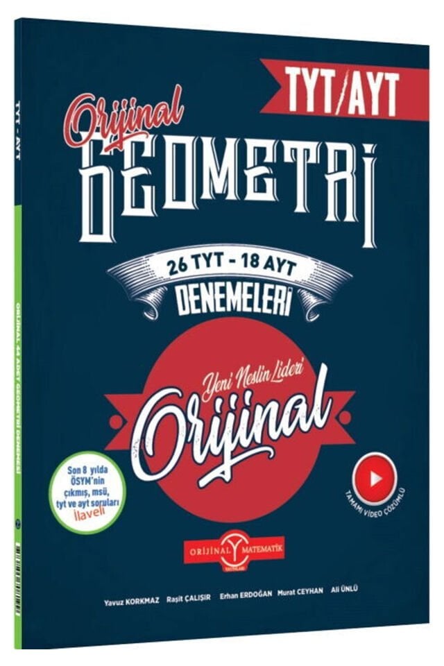 Orijinal Geometri 26 Tyt-18 Ayt Deneme
