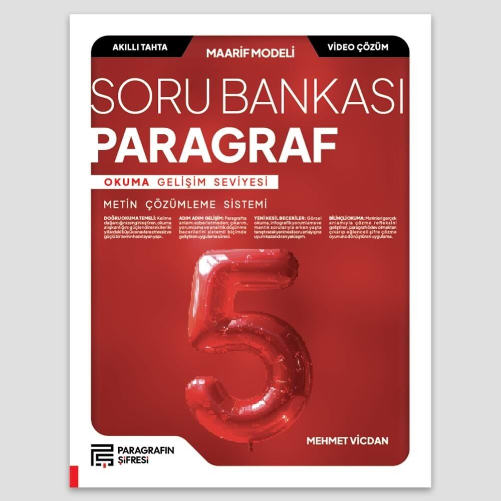 Paragrafın Şifresi 5. Sınıf Paragraf Soru Bankası