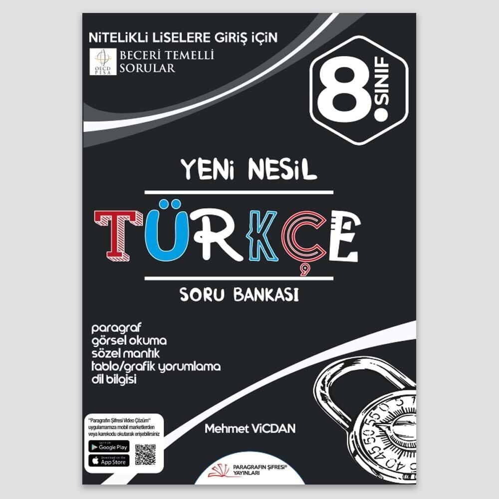 Paragrafın Şifresi 8. Sınıf Türkçe Soru Bankası