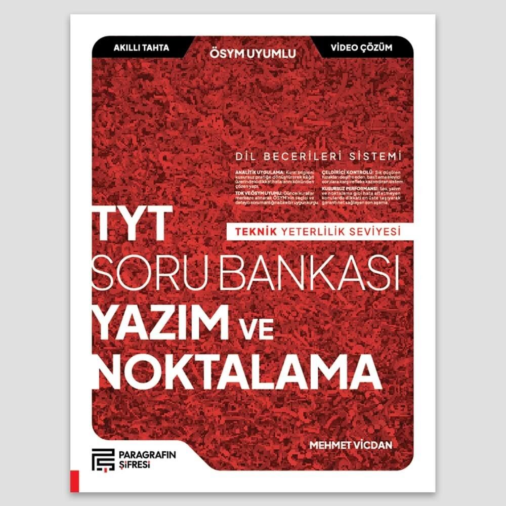 Paragrafın Şifresi Tyt Yazım Ve Noktalama Soru Bankası
