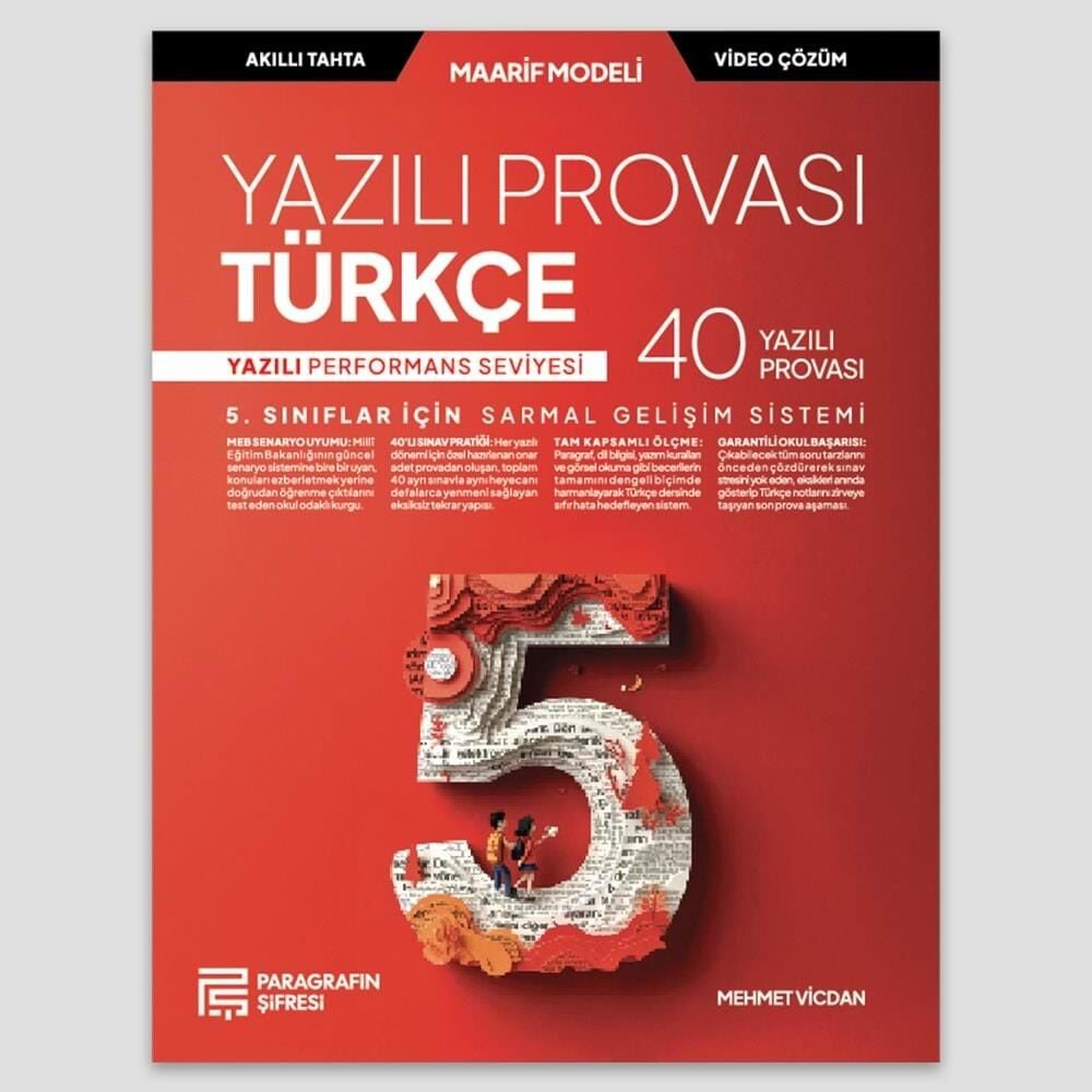 Paragrafın Şifresi 5. Sınıf Türkçe Yazılı Provaları