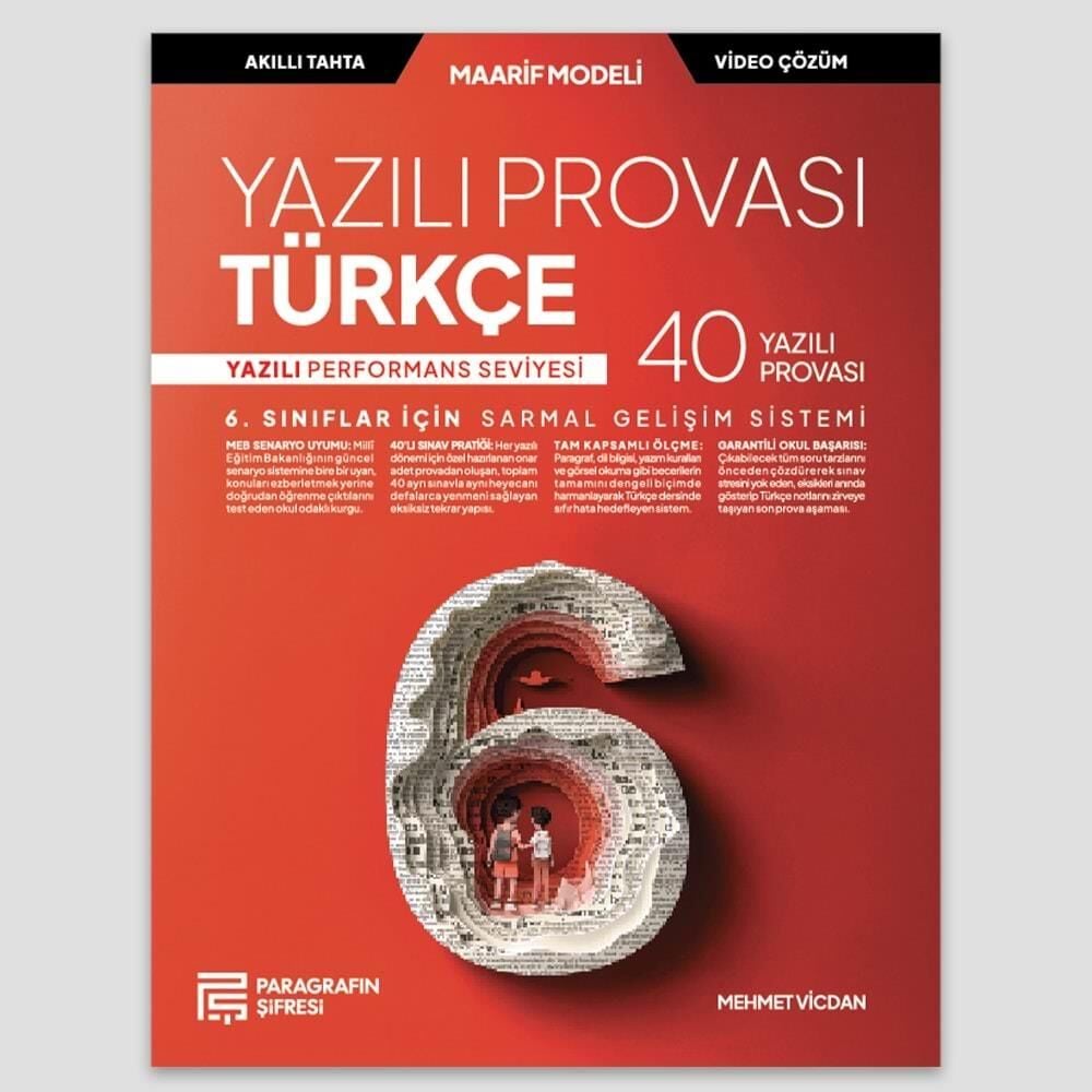 Paragrafın Şifresi 6. Sınıf Türkçe Yazılı Provaları