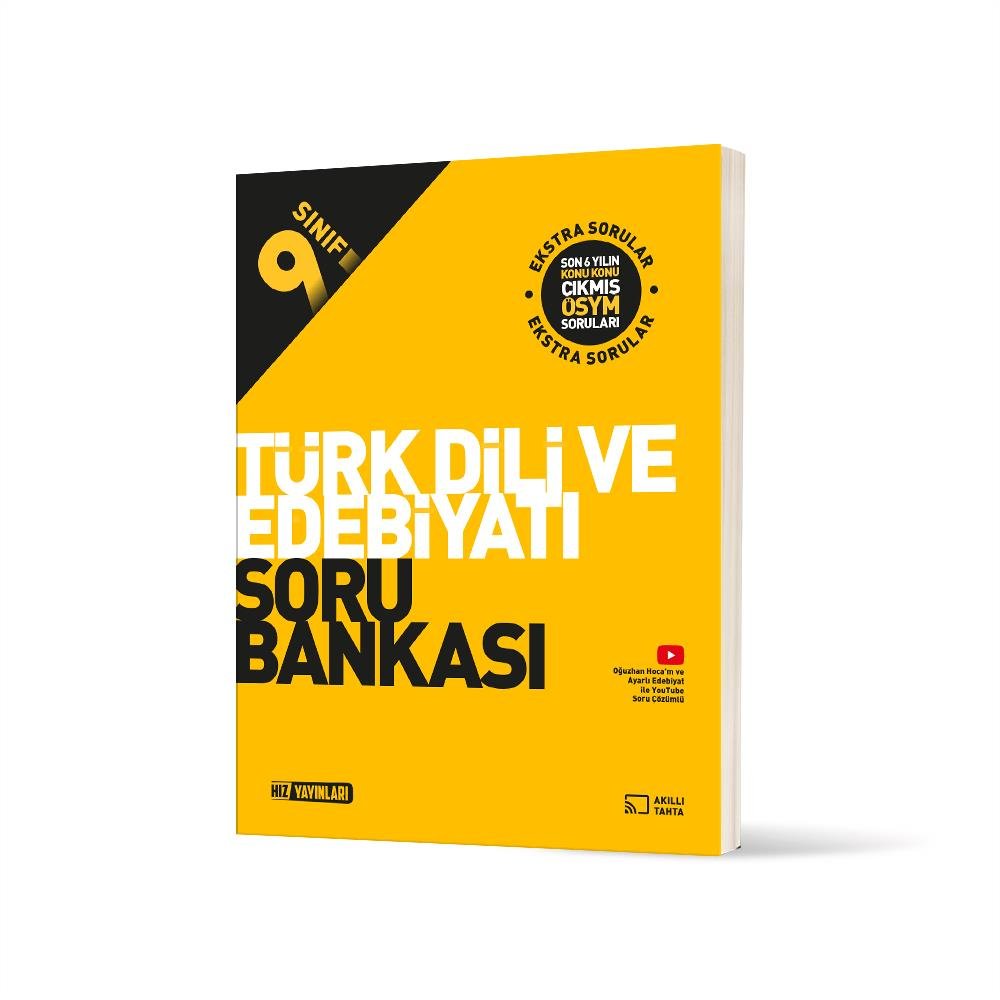 Hız 9. Sınıf Türk Dili Ve Edebiyatı Soru Bankası