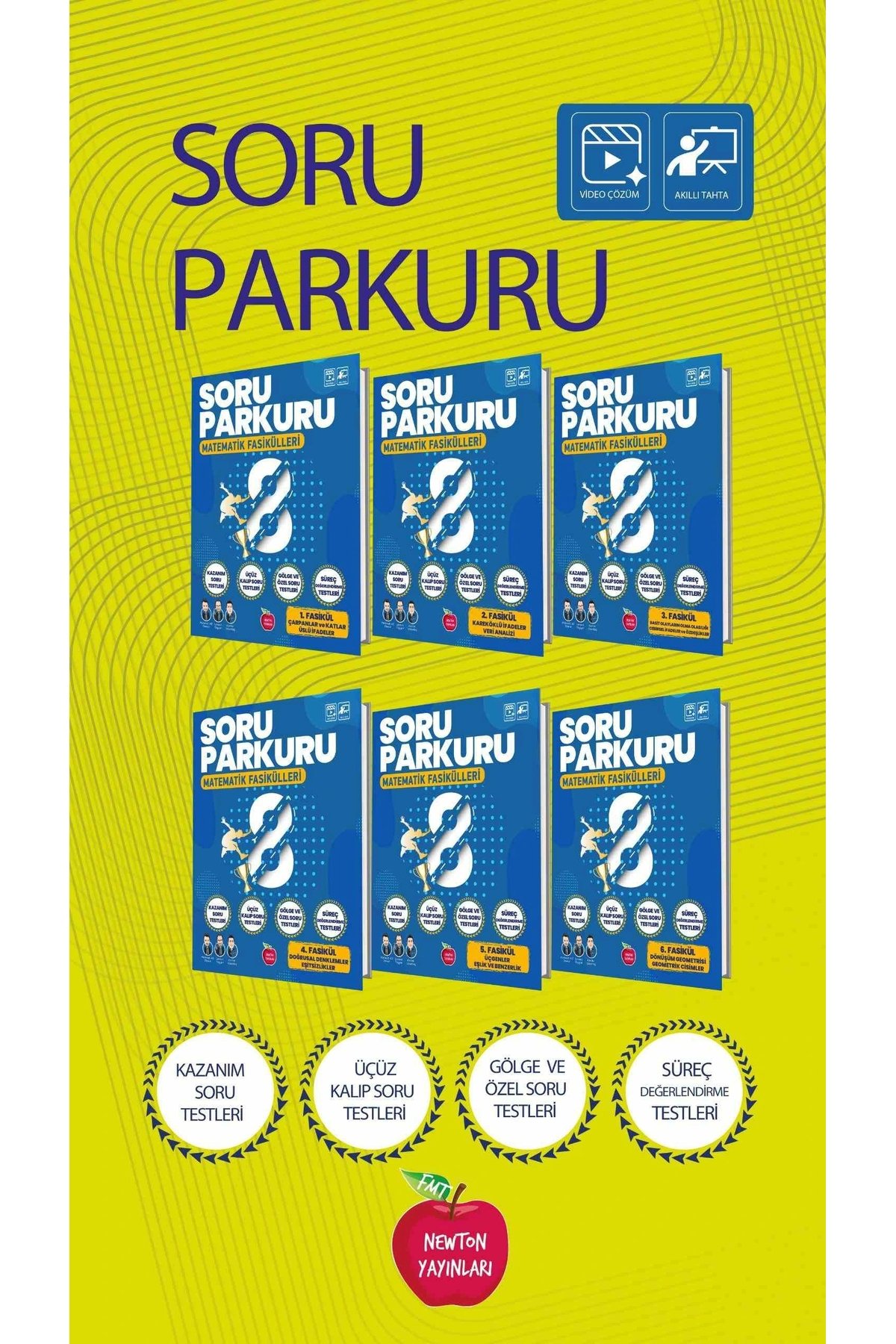 Newton 8. Sınıf Matematik Soru Parkuru Set
