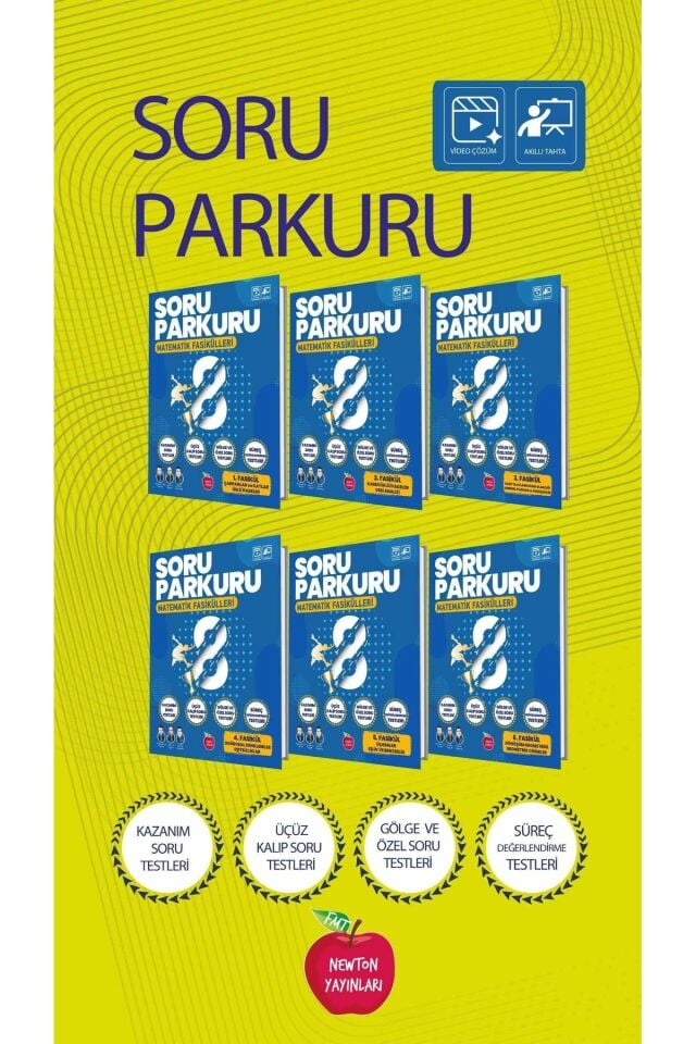 Newton 8. Sınıf Matematik Soru Parkuru Set