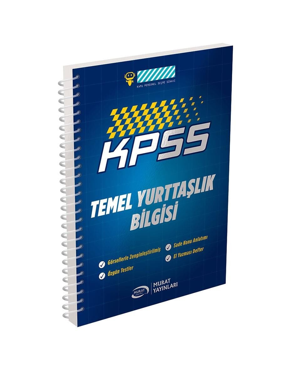 Murat KPSS Temel Yurttaşlık Bilgisi Defteri