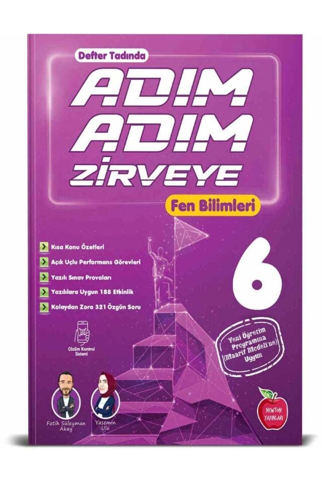 Newton 6. Sınıf Fen Bilimleri Adım Adım Etkinlikli Konu Anlatımlı Soru Bankaları