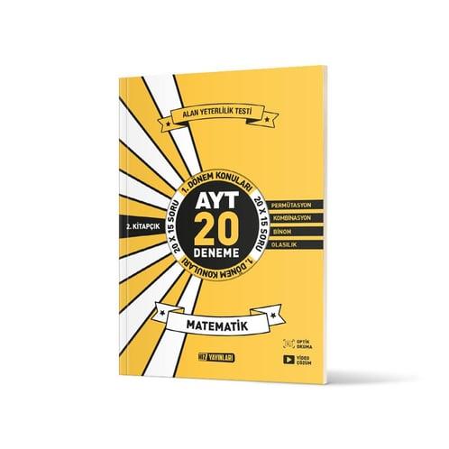 Hız AYT Matematik Deneme 2.Kitap 20 Li İlk Dönem