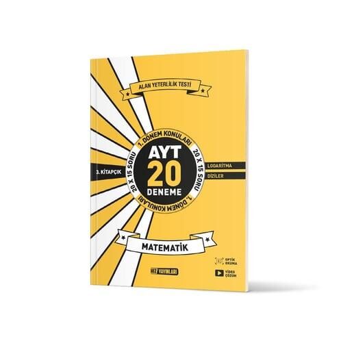 Hız AYT Matematik Deneme 3.Kitap 20 Li İlk Dönem