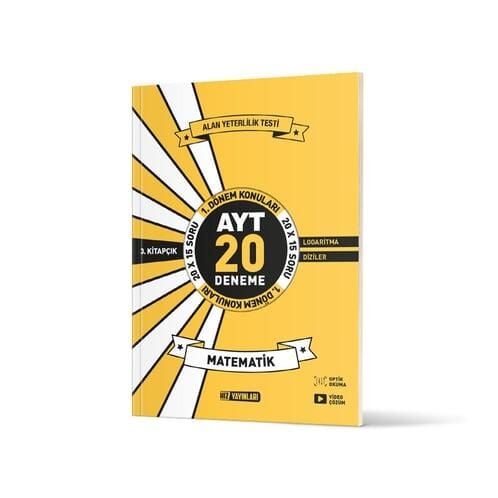 Hız AYT Matematik Deneme 3.Kitap 20 Li İlk Dönem