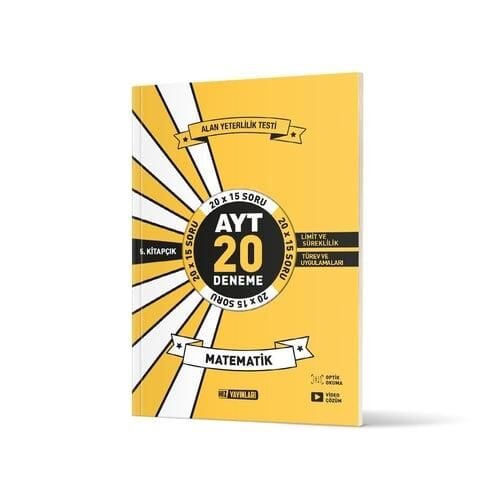 Hız AYT Matematik Deneme 5.Kitap 20 Li İkinci Dönem