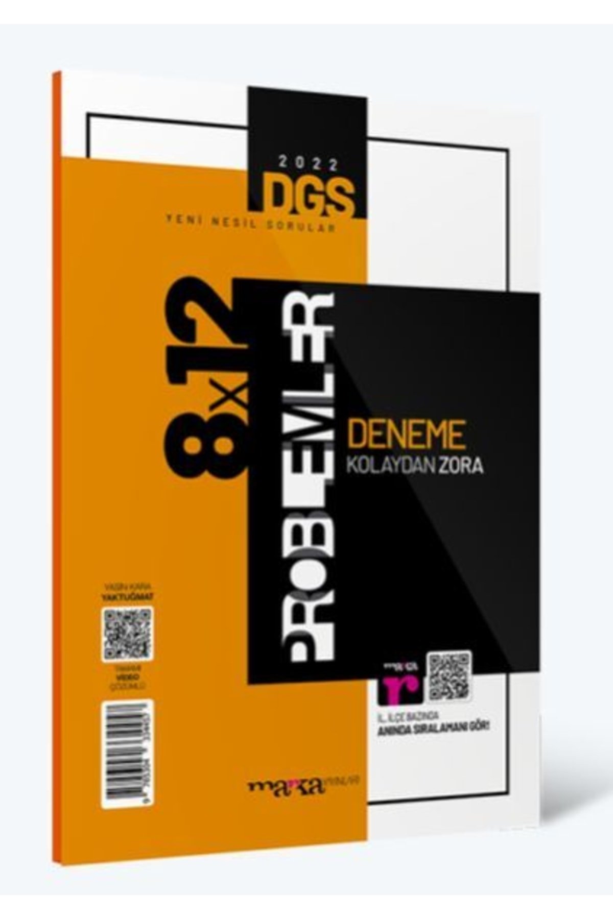 Marka DGS Problemler 8x12 Tamamı Video Çözümlü Problemler Deneme