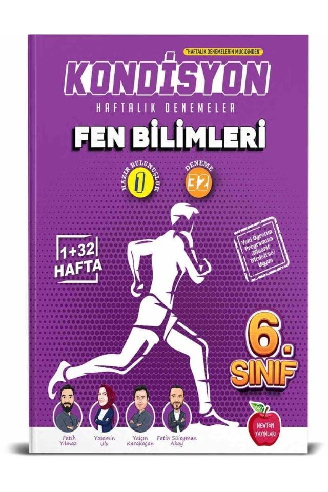 Newton 6. Sınıf Fen Bilimleri 37 Hafta Kondisyon Haftalık Kazanım Denemeleri