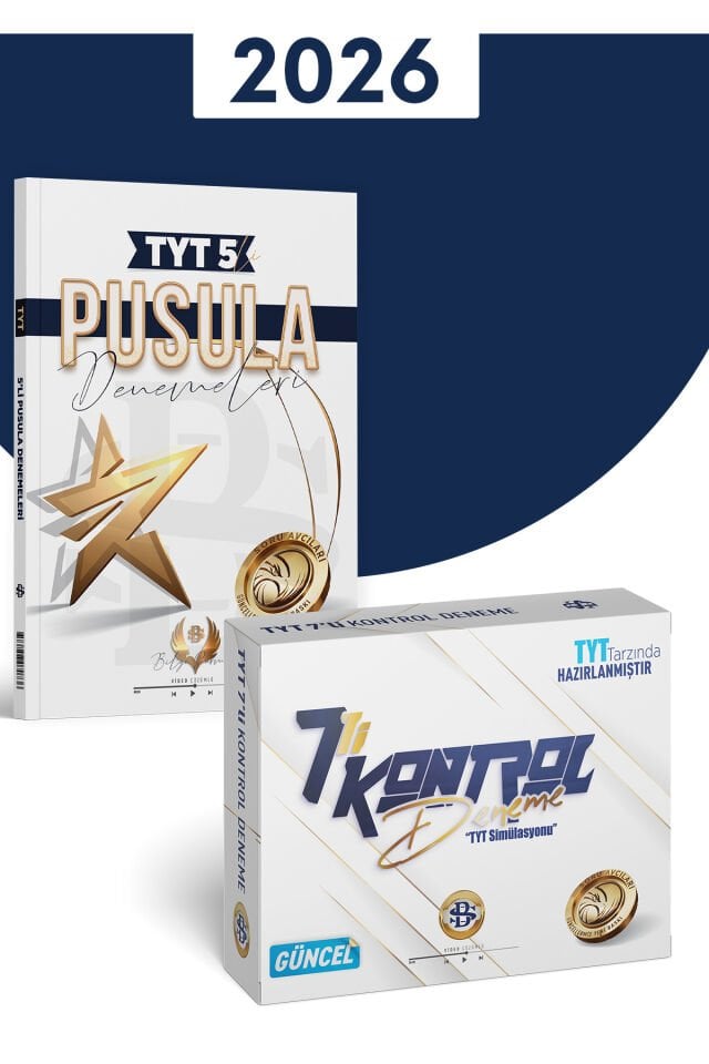 TYT 5 li Pusula Deneme ve TYT Kontrol 7 li Deneme Seti