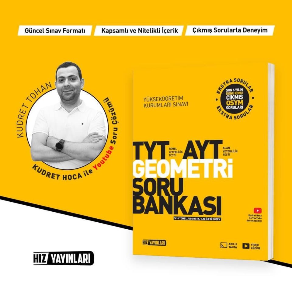 Hız TYT - AYT Geometri Soru Bankası