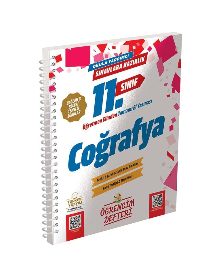 Murat 11. Sınıf Coğrafya Öğrencim Defteri