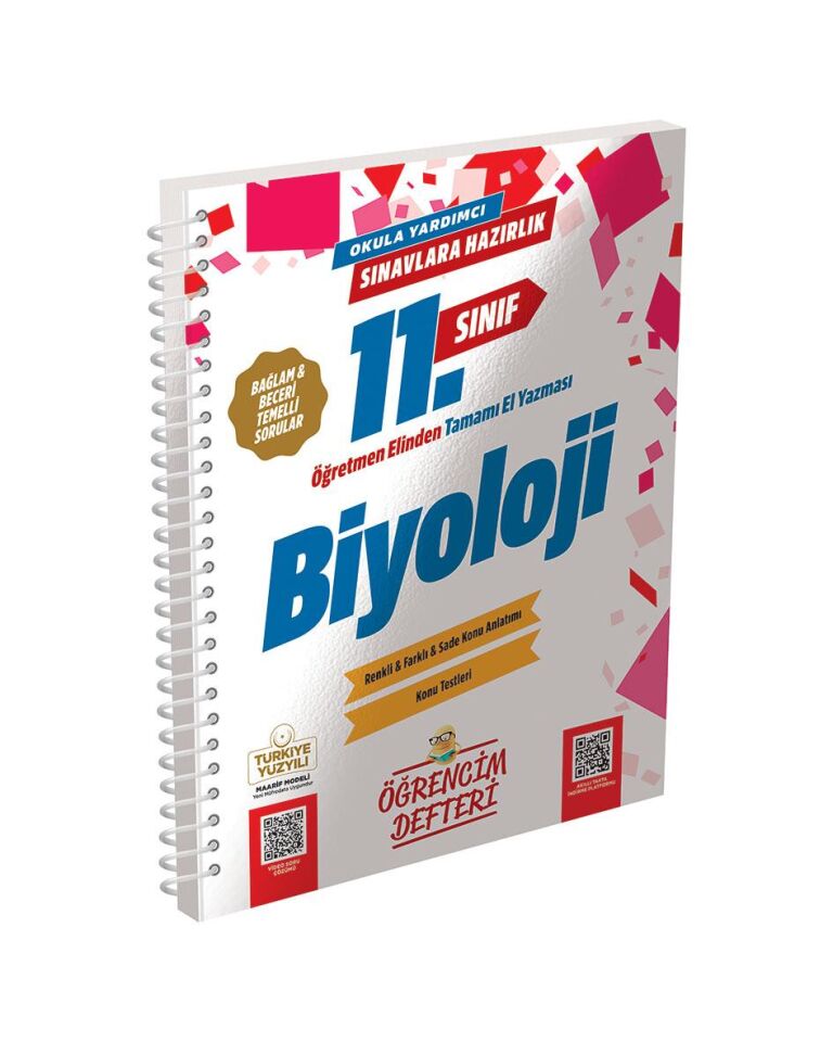 Murat 11. Sınıf Biyoloji Öğrencim Defteri