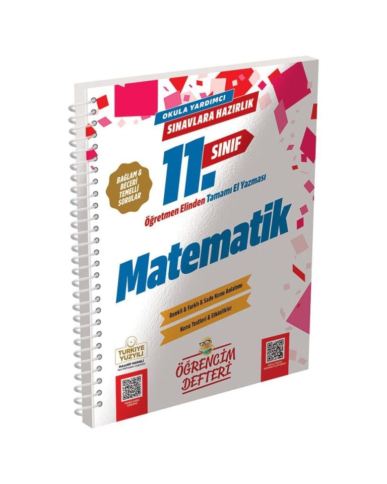 Murat 11. Sınıf Matematik Öğrencim Defteri