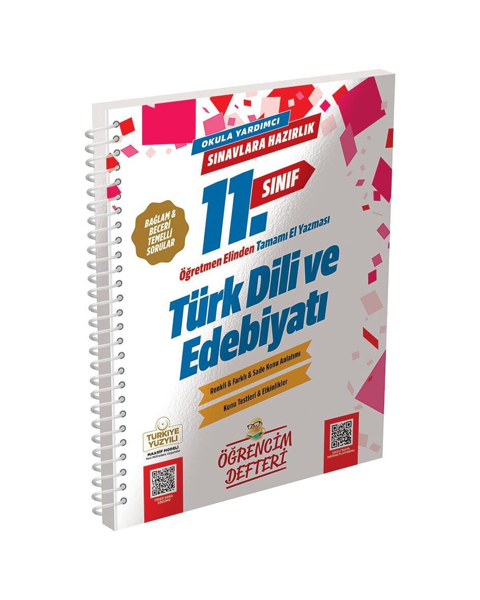 Murat 11. Sınıf Türk Dili Edebiyatı Öğrencim Defteri