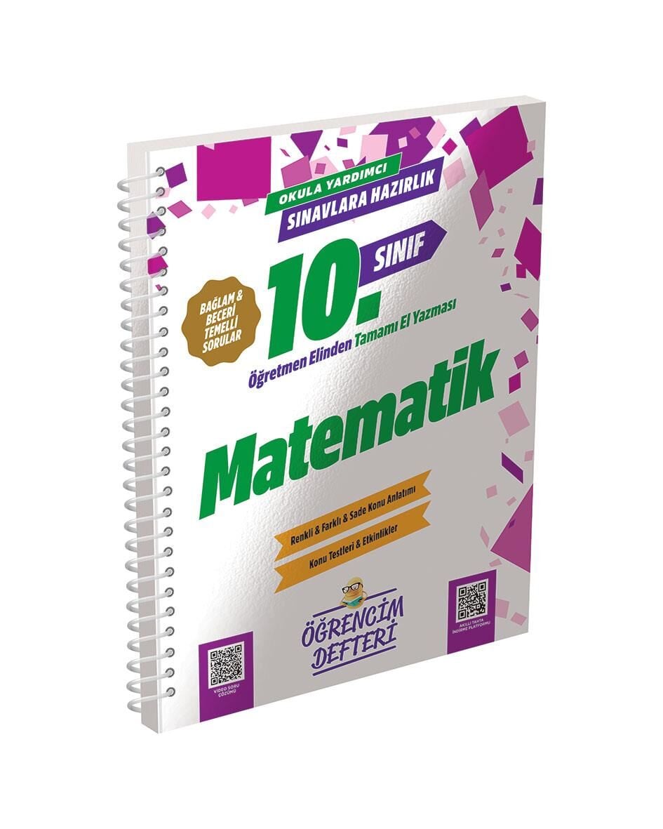 Murat 10. Sınıf Matematik Öğrencim Defteri