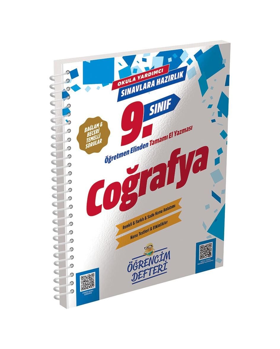 Murat 9. Sınıf Coğrafya Öğrencim Defteri