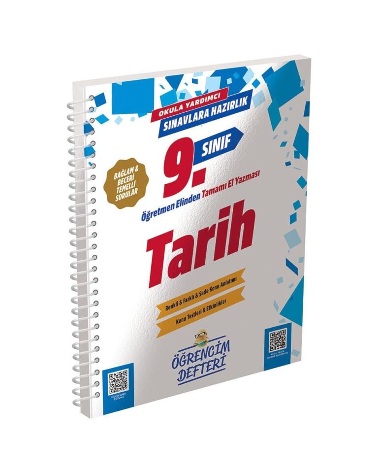 Murat 9. Sınıf Tarih Öğrencim Defteri