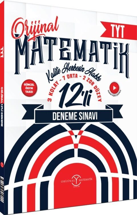 Orijinal Tyt Matematik Deneme 12 Li