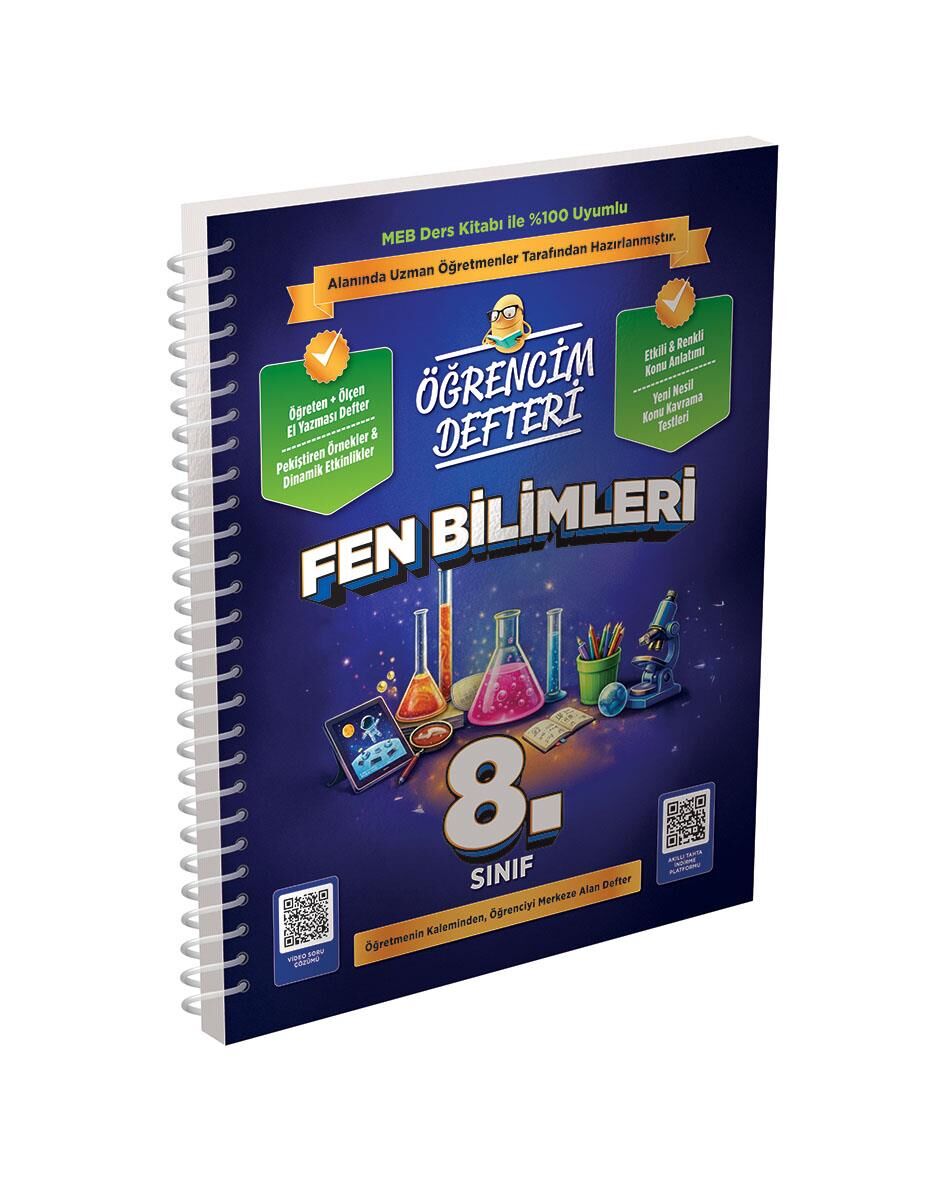 Murat 8. Sınıf Fen Bilimleri Öğrencim Defteri