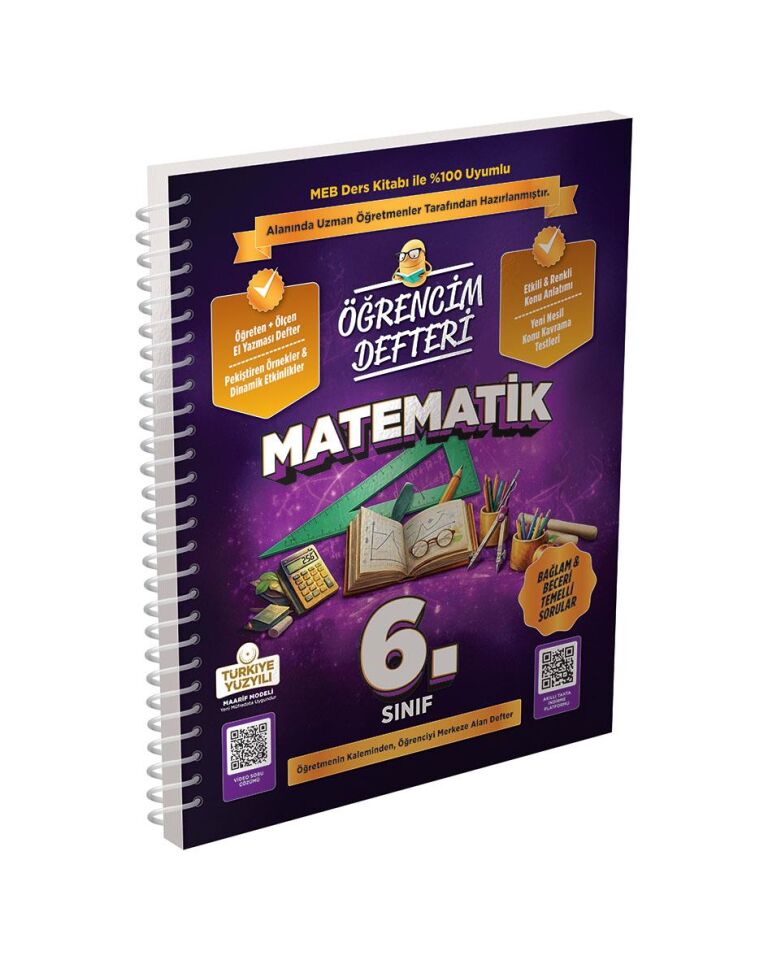 Murat 6. Sınıf Matematik Öğrencim Defteri