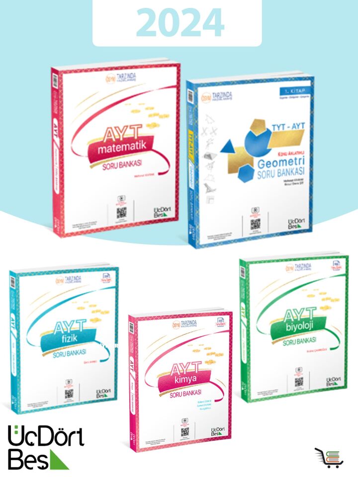 345-2024 Model AYT Sayısal Soru Bankası Seti